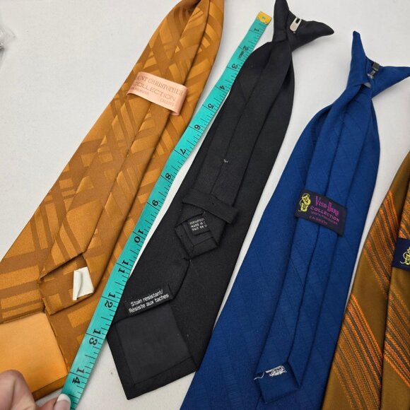 Vintage Clip On Ties 7 Pieces - Picture 14 of 16